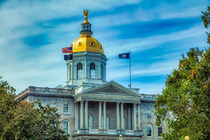 New Hampshire capital building.